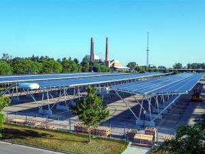 Estruturas de montagem de garagem solar fotovoltaica