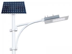 Iluminação pública solar integrada