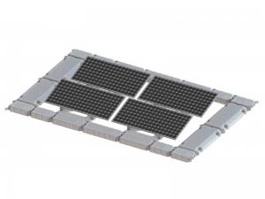 Montagem Solar Flutuante
