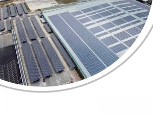 Sistema fotovoltaico industrial e comercial conectado à rede