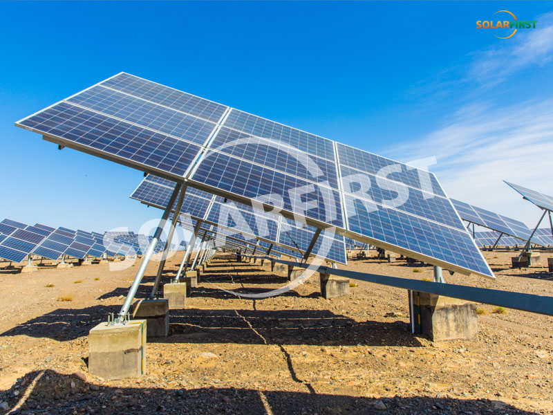 Rastreador inclinado Xinjiang Hami 600KWp