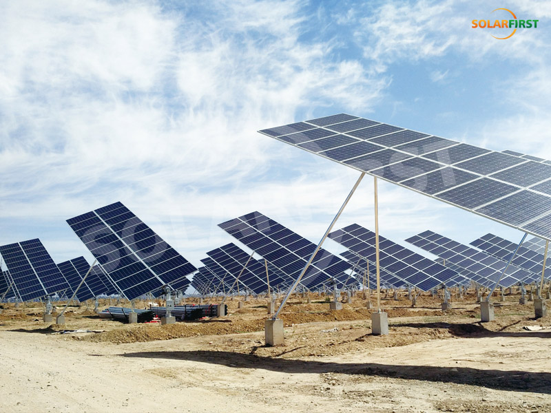 Projeto de rastreador inclinado de 2 MW em Datong e Shanxi