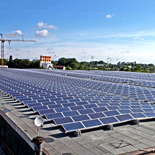 Projeto de Telhado Plano de 3,5 MW localizado no Brasil em 2018