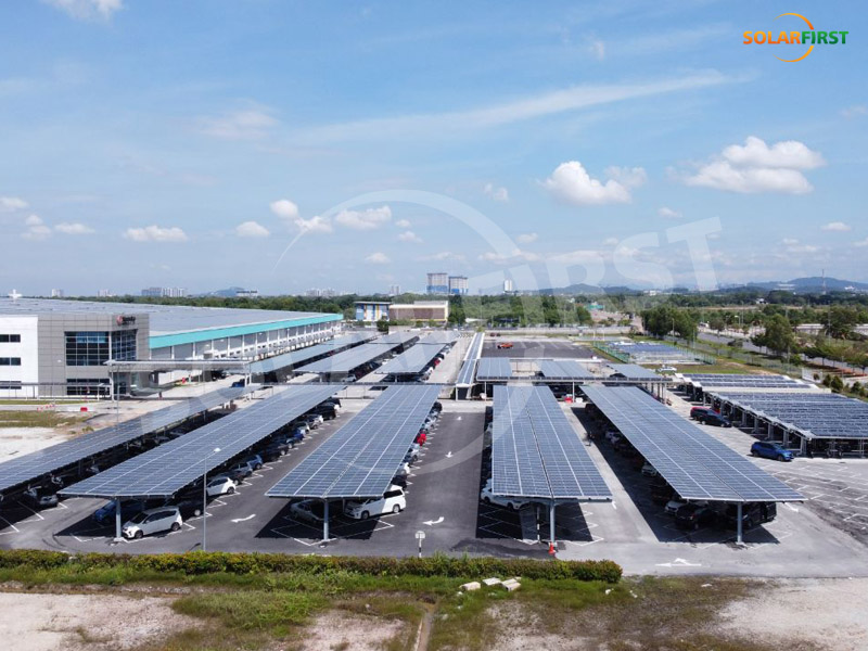 Projeto de garagem BIPV de 1,6 MWp na Malásia