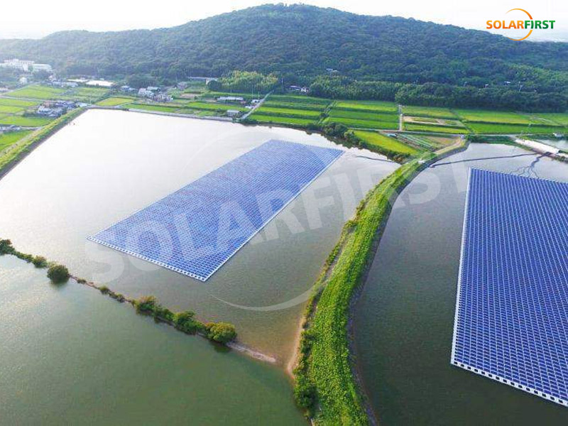 Projeto de usina fotovoltaica flutuante de 8 MWp na Tailândia
