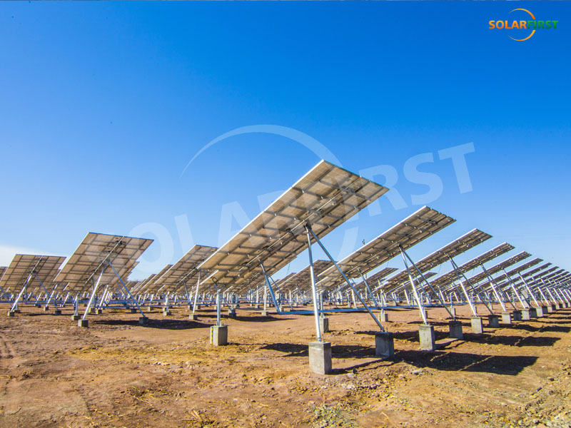 Projeto de rastreador inclinado de 2 MW em Datong e Shanxi