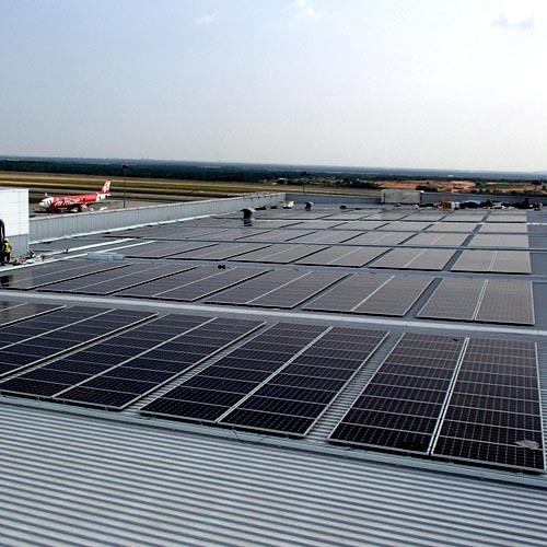 Projeto de telhado de zinco solar de 5,8 MW na Malásia em 2016
