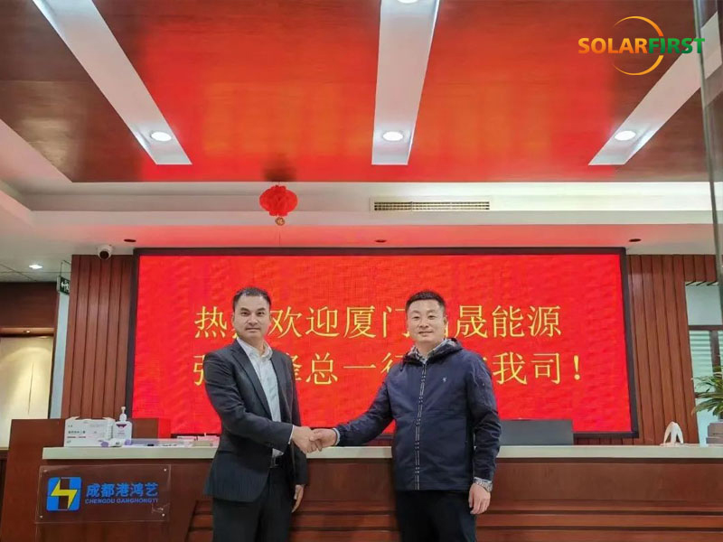 SolFirsTech Group e Chengdu Ganghongyi Electric Power Co., Ltd. assinaram um acordo de cooperação estratégica