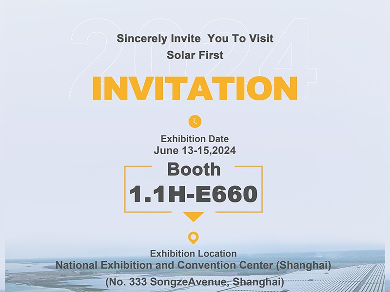 O SolFirsTech Group convida você cordialmente para a Shanghai SNEC EXPO 2024