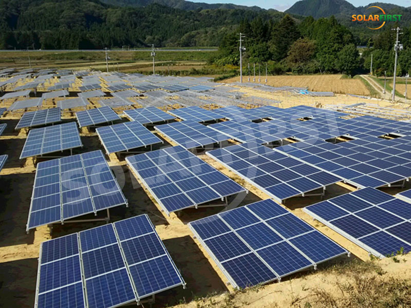 Projeto de suporte terrestre de 798 kW do Japão