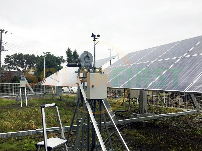 Projeto de rastreamento de eixo único plano de ligação de 300 kW no Japão
