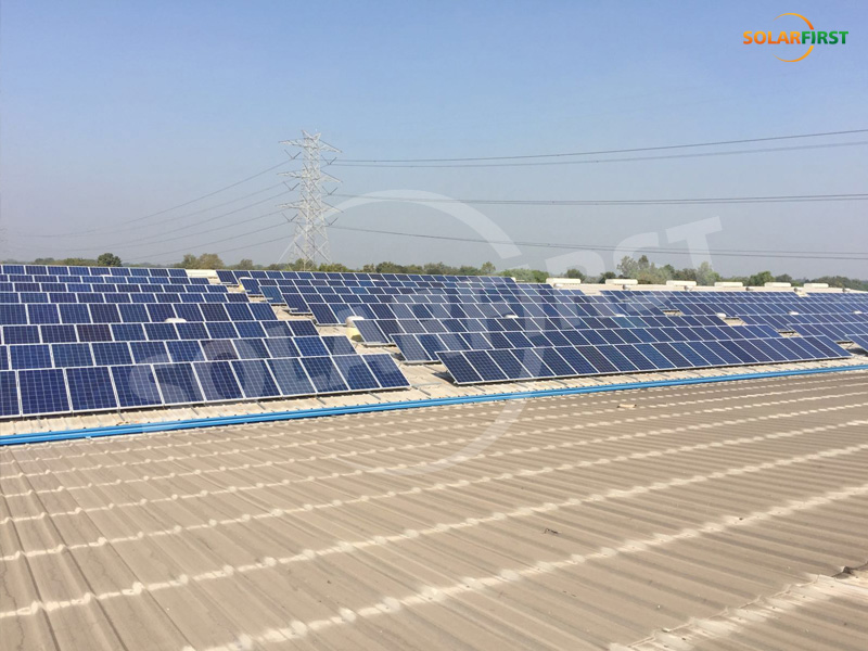Suporte de teto ajustável de 15 MW na Índia