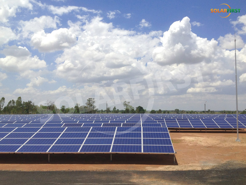 Projeto de suporte terrestre de 4,3 MW na Tailândia