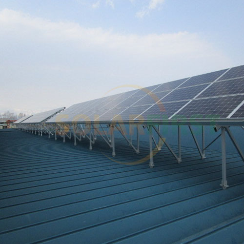 Projeto de costura vertical de telhado metálico de 288 kW no Japão em 2018