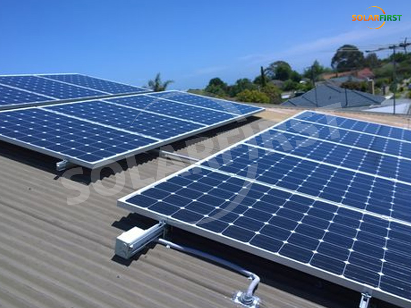 Diferentes tipos de sistemas de montagem de telhados solares