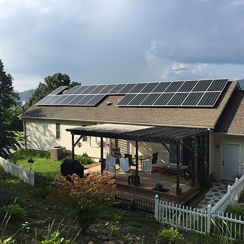 Projeto de telhado solar de 1,05 MW na França em 2017