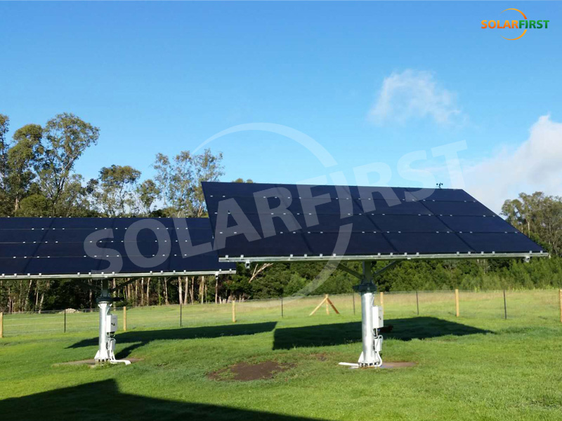 Projeto de rastreamento de eixo duplo de 120 kW na África do Sul